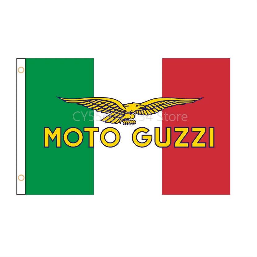 

Italy Motorcycle Moto Guzzi Home Decoration Outdoor Decor Polyester Banners and Flags 90x150cm 120x180cm