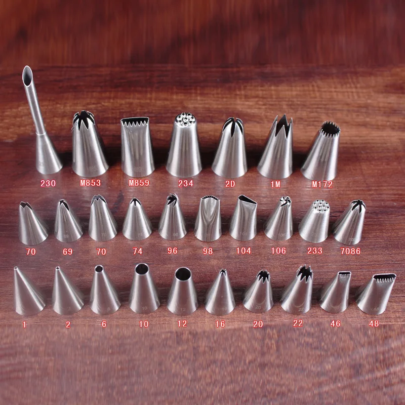 

Маленькая Кондитерская насадка 1 шт. 18*30 (мм) из нержавеющей стали инструменты для приготовления торта кекс украшения глазурью советы по укр...