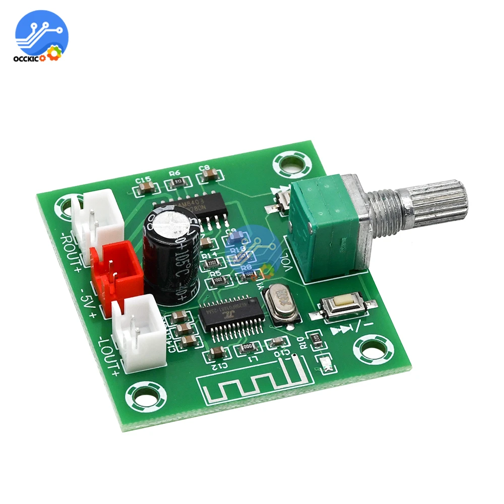 XH A158 PAM8403 Bluetooth 5 0 усилитель класса D Вт + Двухканальный беспроводной динамик HD с