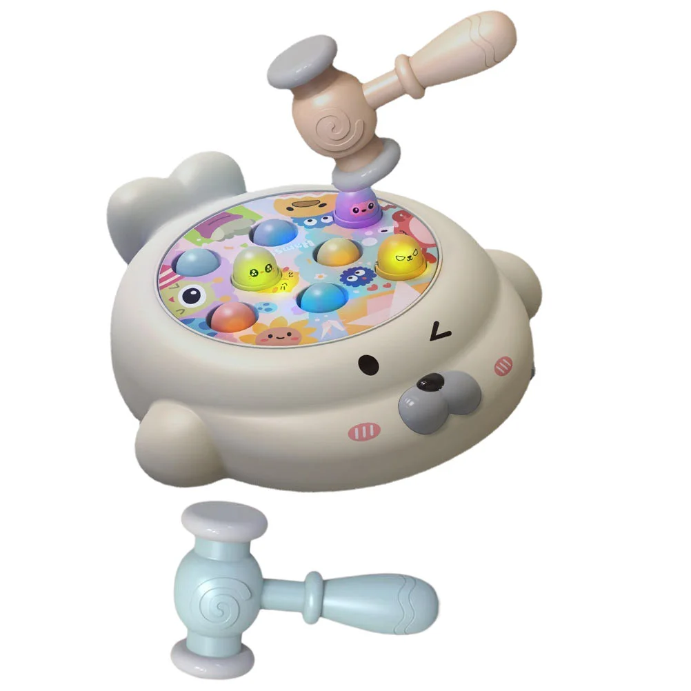 

1 Set of Children Plastic Mole Attack Game Funny Mole Attack Plaything
