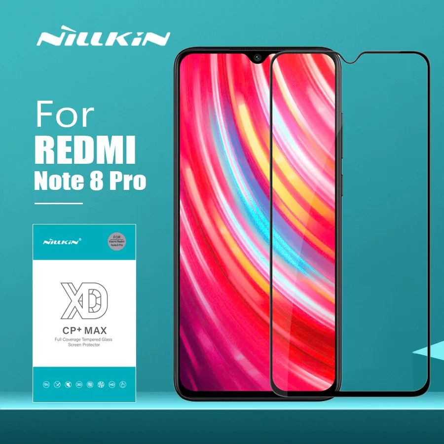 Защитное стекло Nillkin XD CP + Max закаленное 3d с полным покрытием для Xiaomi Redmi Note 8 Pro