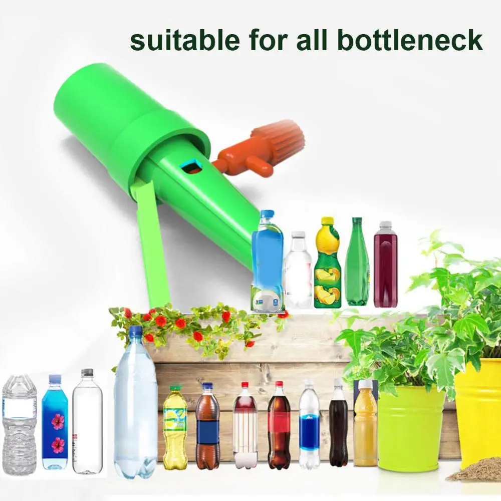 

Garden Drip Irrigation Device Potted Plant Automatic Watering Device Adjustable Water Flow with On-off Control Valve Lazy CSV