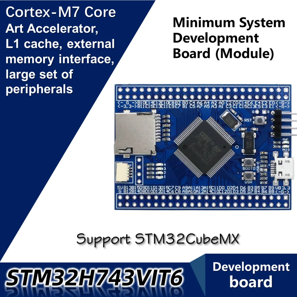Демонстрационная плата STM32H743VIT6 демонстрационная STM32H743 H7 минимальная системная
