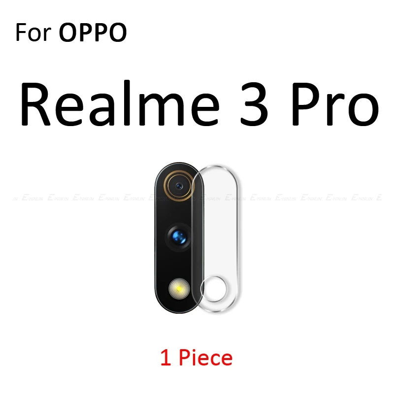 For Realme 3 Pro Прозрачная задняя защитная пленка для объектива камеры OPPO Realme 1 2 3i 3 5S 5 Pro C2 Q XT X2 X Lite из закаленного стекла - Цвет: For Realme 3 Pro