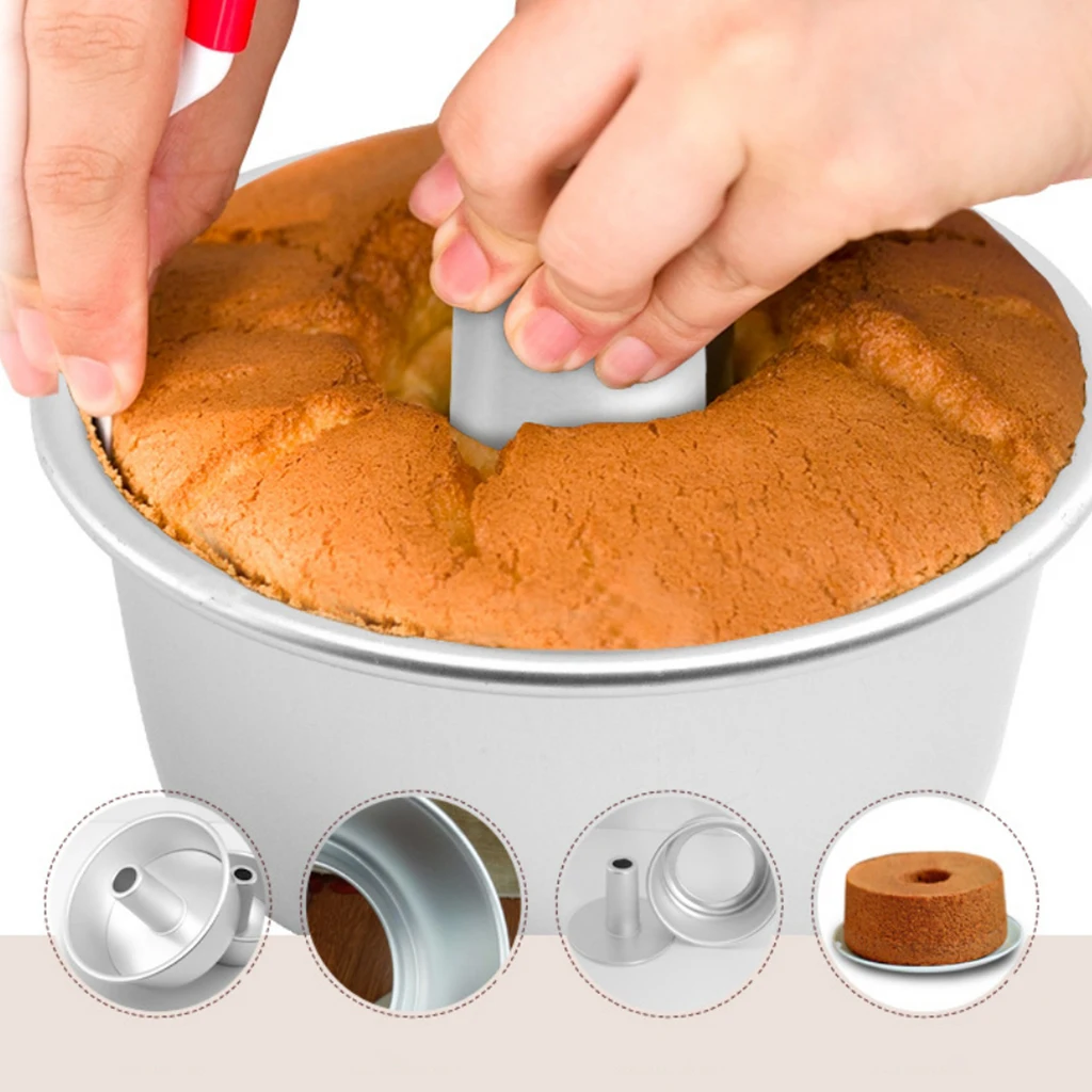 Полый шифон форма для торта Angel Food выпечки 6 дюймовая форма|Формы тортов| |