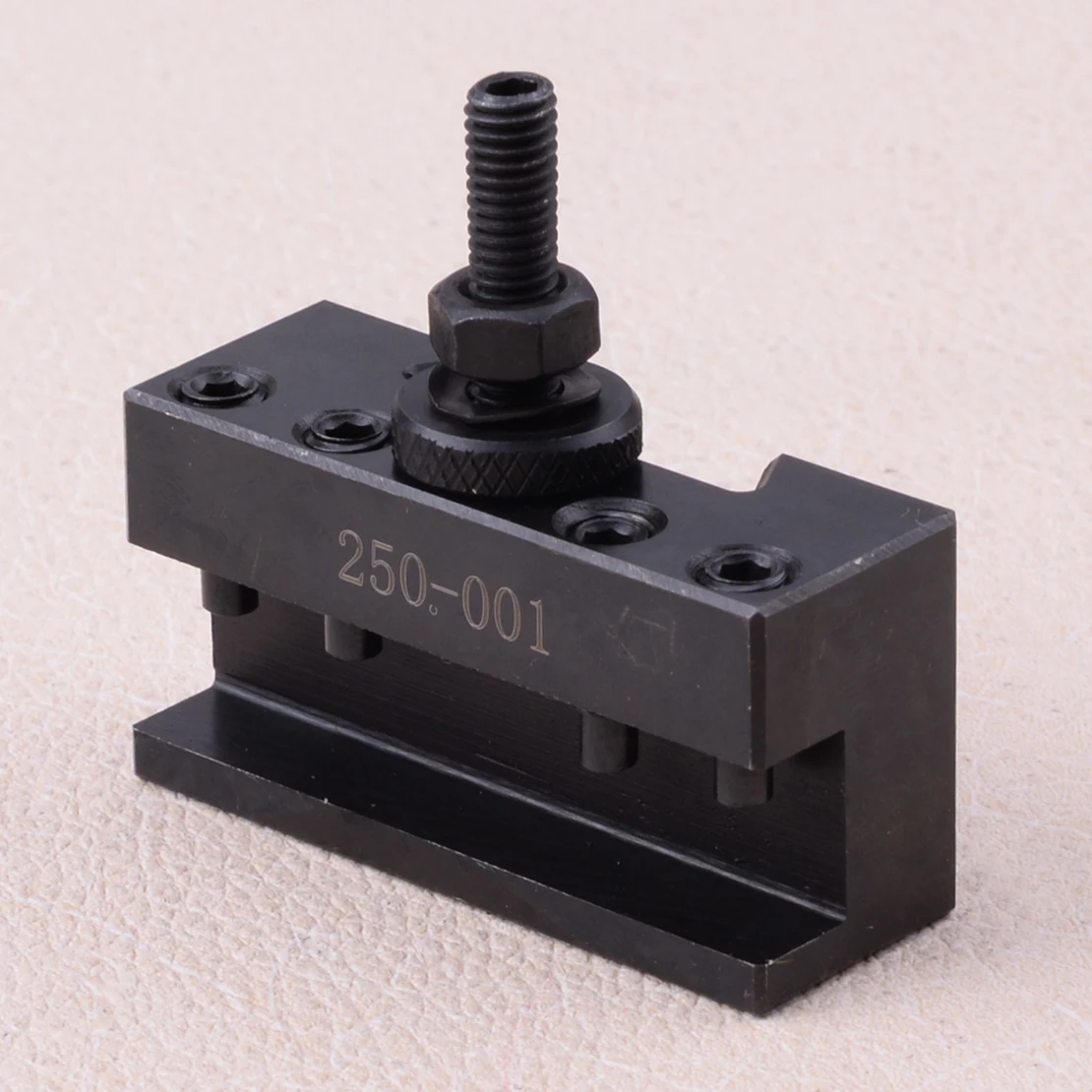 

LETAOSK 250-001 Black Steel Quick Change Turning Boring And Facing Post Holder Fit for CNC Lathe Tool