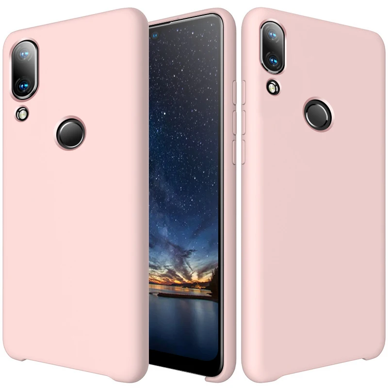 Жидкий силиконовый чехол GKK для huawei P Smart Z чехол из мягкой шелковистой кожи для huawei Honor 9 10 Lite чехол
