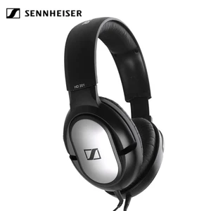 Original Sennheiser HD 201 HD201 Stereo 3.5mm Wired Noise Isolation Earphone Sport Game Headset Deep Bass Sennheiser Headphones