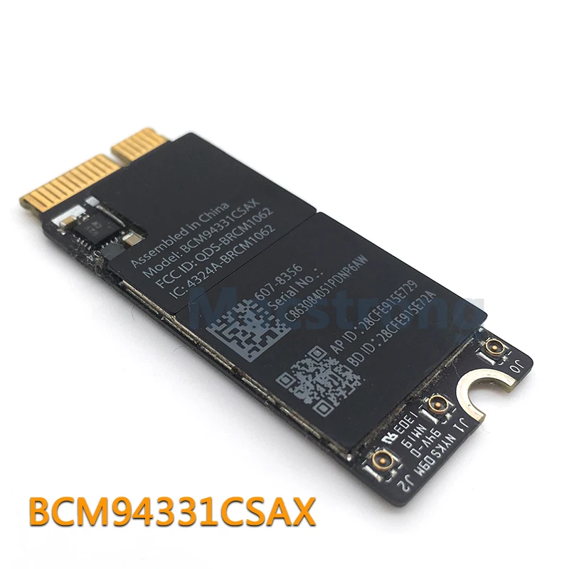 Оригинальная карта BCM94331CSAX для Macbook Pro Retina A1398 Wi-Fi A1425 Bluetooth 4 0 802.11n 607-8356 MD212 MD213 2012 |