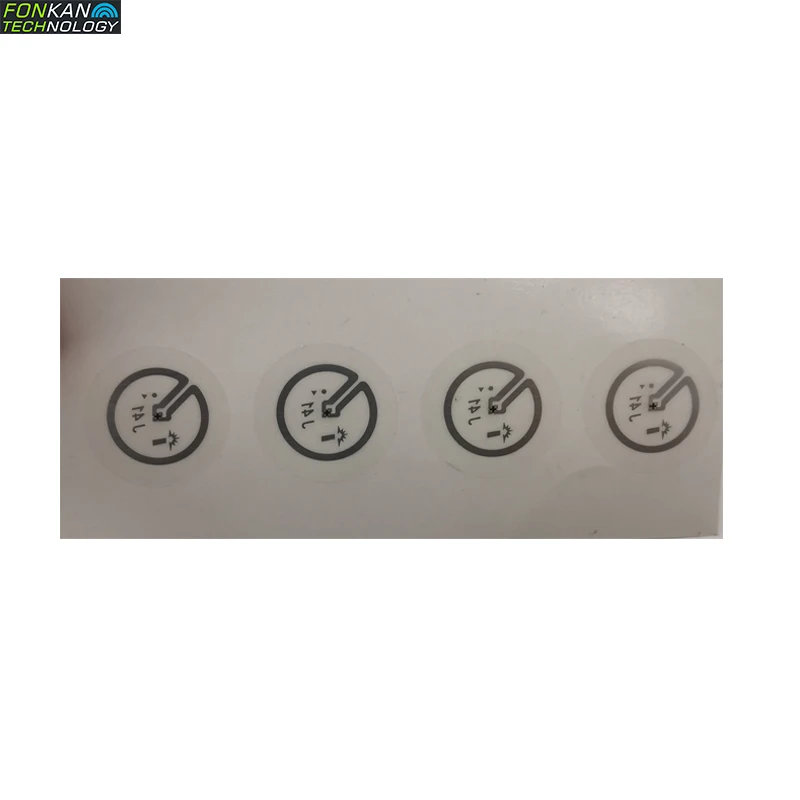 EPC C1G2 UHF RFID label dry inlay round 12mm impinj M4 chipset J41 china factory |