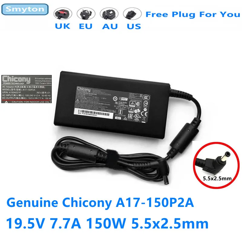 Оригинальные Chicony A17 150P2A 19 5 V 7.7A 150W A150A021P адаптер переменного тока для GS60 GS70 MS 16J9 GE62
