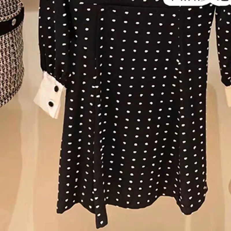 Одиночного м домашний 2020 милое нежное одного волновой точки хит черного цвета с