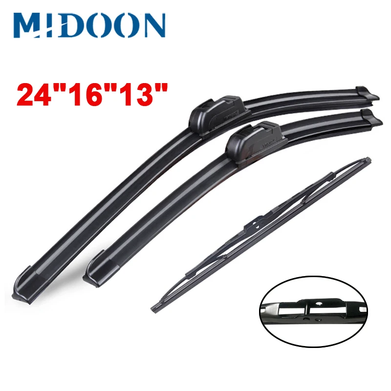 MIDOON комплект стеклоочистителей для HYUNDAI Tucson JM 2004-2009 лобовое стекло заднего стекла 2"+ 16"+ 13"