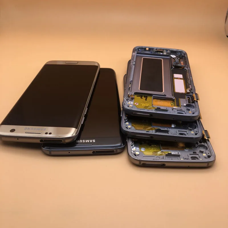 NEW ORIGINAL SUPER AMOLED Display For Samsung Galaxy S7 Edge G935 G935T G935V G935A G935F G935FD G935U LCD Touch Screen | Мобильные