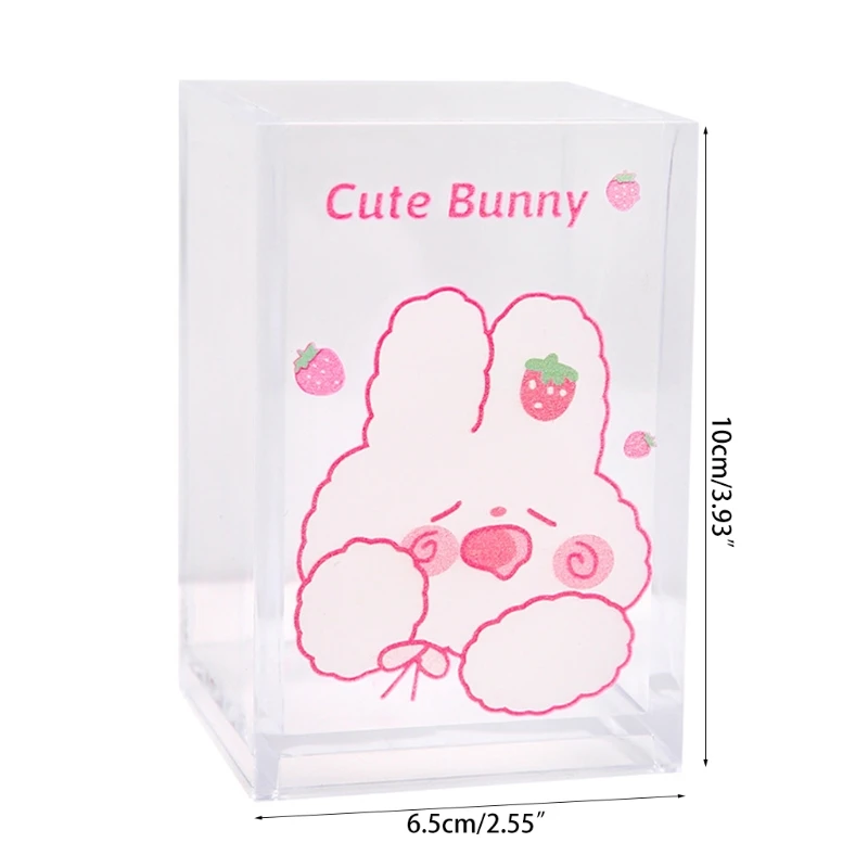

Cute Animal Pen Organizer Holder Exquisite Students Stationery Holder Acrylic Organizer Holder Office School Supplies