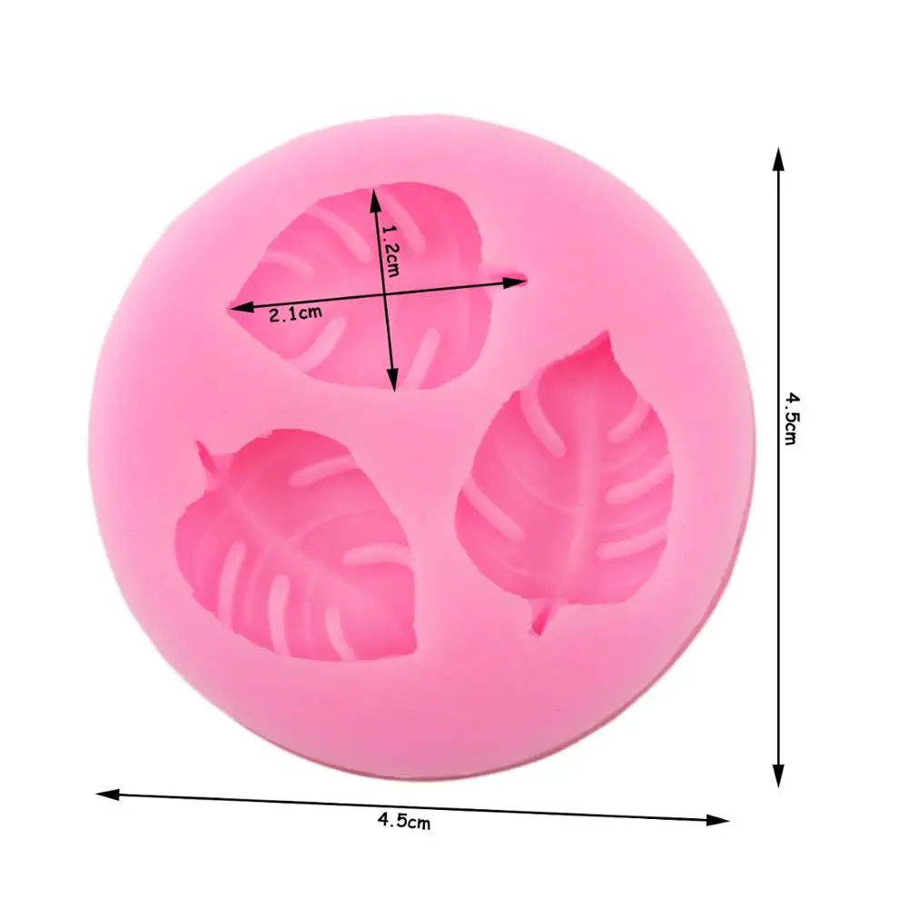 Тропические листья силиконовые формы черепаха лист ребенка день рождения