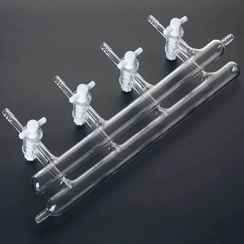 

Double row gas distributor 4-section door double row pipe tetrafluoro section door laboratory