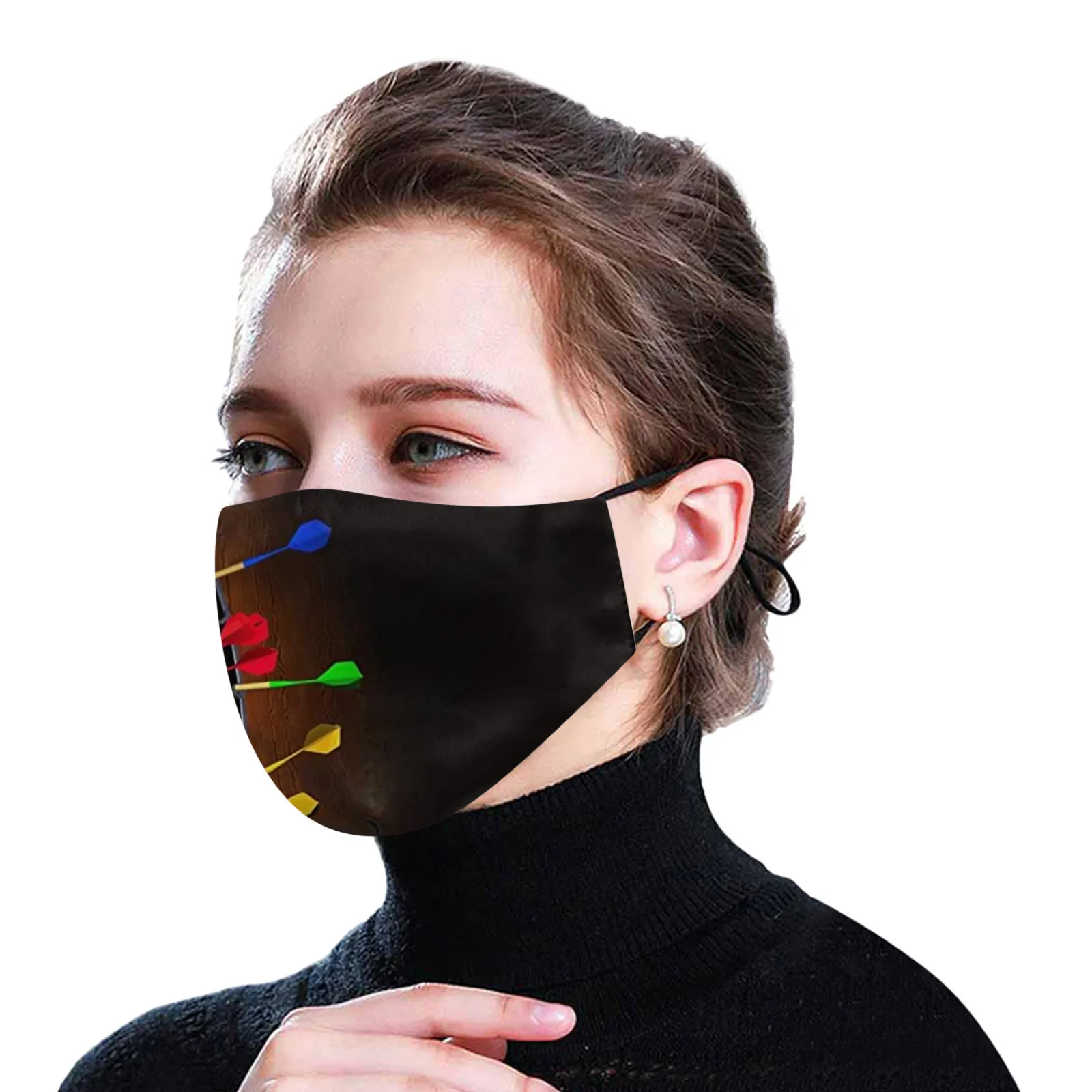 

Adult Face Mask Washable Mouth Fabric Facial Mask For Protection Pm2.5 Dustproof And Sunscreen Breathable Mask Mascarilla#E