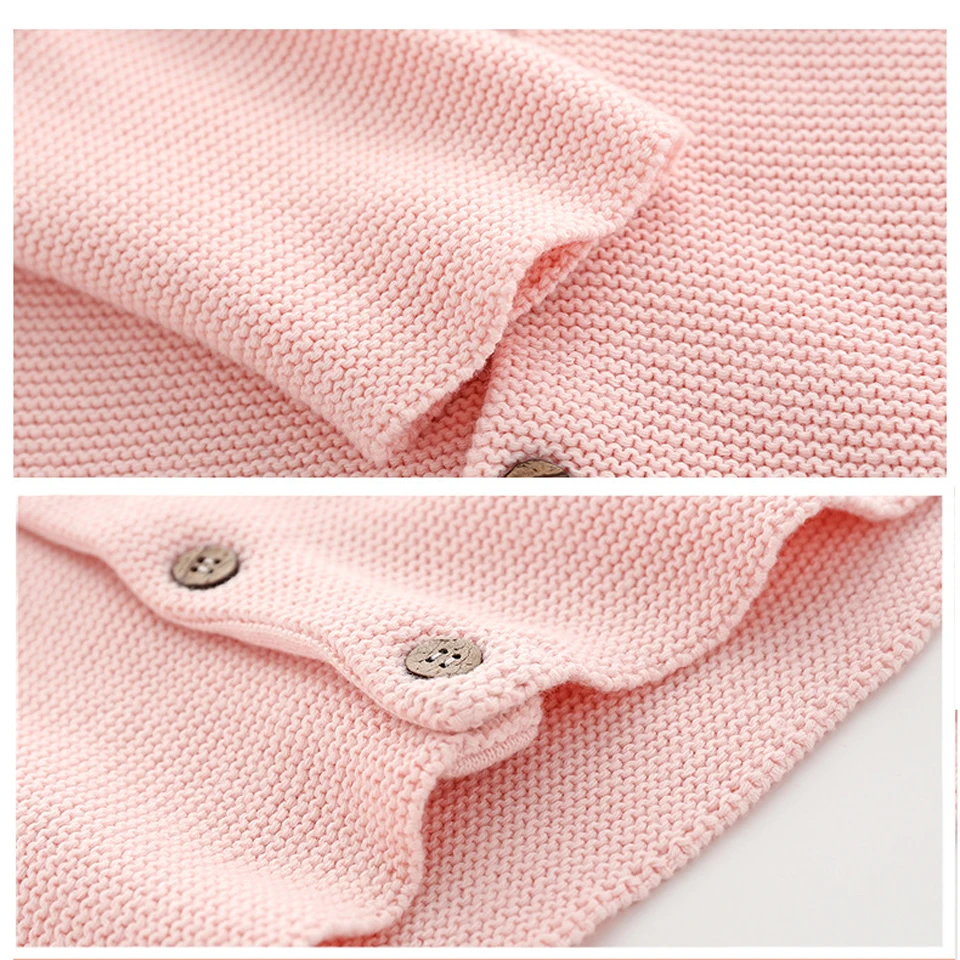 Зимний хлопковый свитер для мальчиков и девочек детская вязаная однотонная