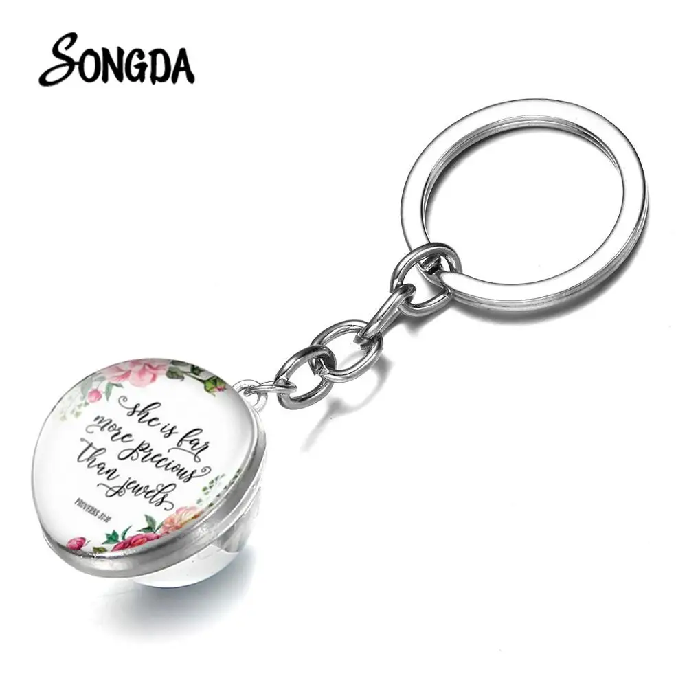 Новый текстами и сюжетами из Библии изображением Иисуса Христа брелок звонит мне