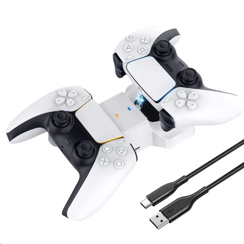 

For PS5 Controller Charger Dual Charging Dock Station Stand for PS5 Accessories