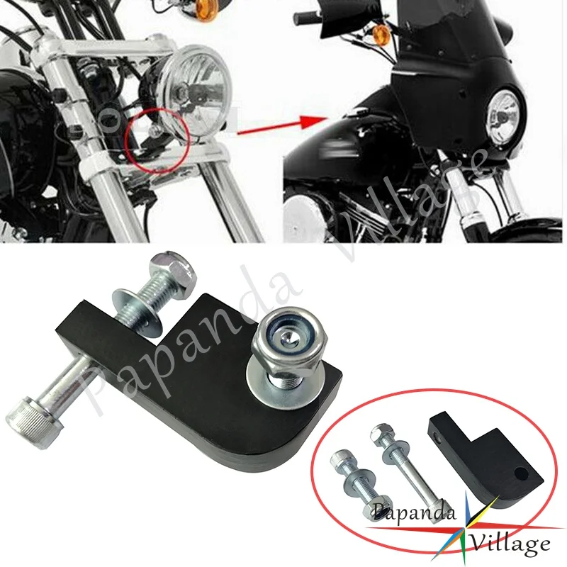 Расширительный блок для фар мотоцикла Harley Sportster Dyna Fat Bob Low Rider FXDF FXDB 39 мм 49