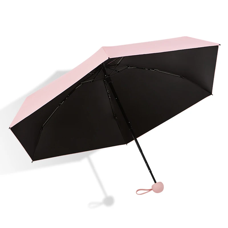 

New Arrival Mini Umbrella Kids Windproof Colorful Pocket Umbrella Rain Women Anti UV Sun Protection Parasol 6K Small Umbrellas