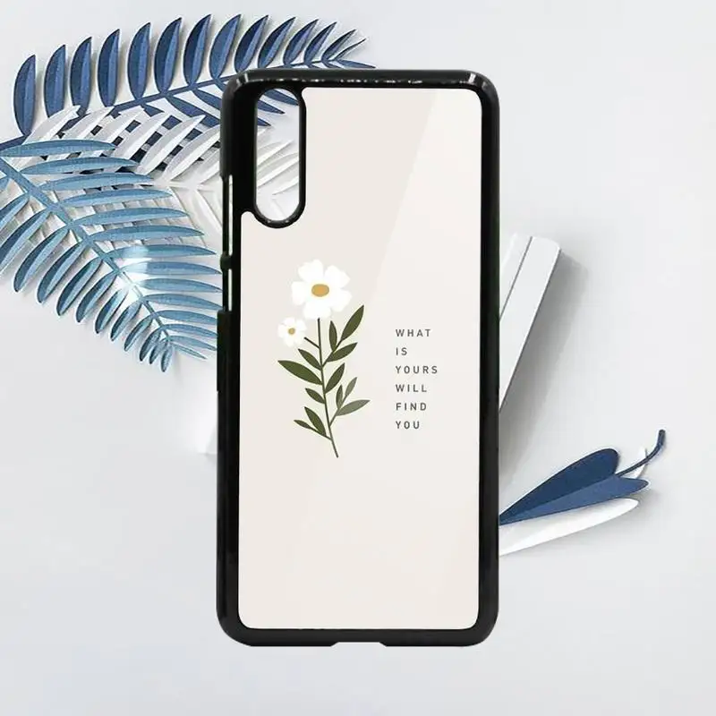 

Great Aesthetic Flower art daisy Phone Case For Samsung galaxy S note 8 9 20 10 e lite2019 plus pro ultra Hard PC