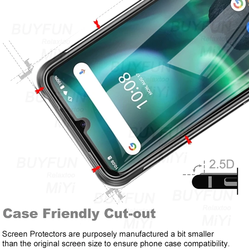 Защитное стекло для смартфона umidigi bison gt g t 4 шт. полное покрытие ЖК-экрана защитная