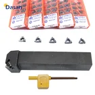 резец токарный 2020 16ER AG60 AG55 A60 ISO и SER1212H16 ser16h16 SER2020K16 SER2525M16 твердосплавные вставки Внешний резьбовой токарный инструмент Набор держателей