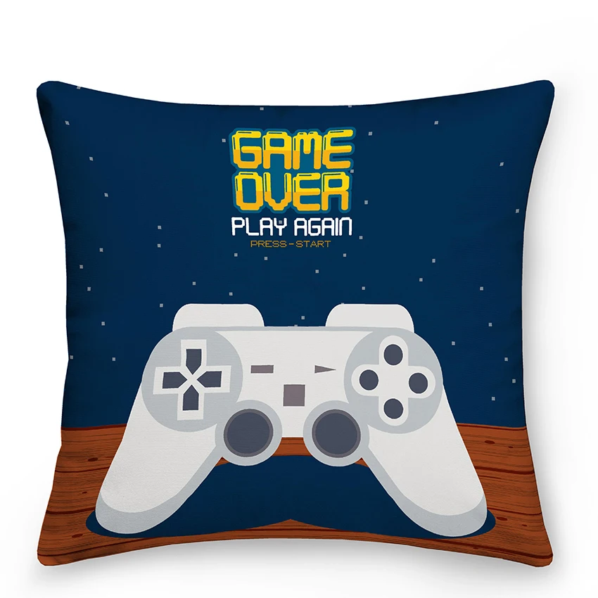Подарок для Gamer видеоигры игровая Подушка Спальня декоративный чехол подушки из