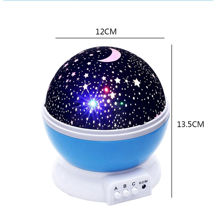 

LED Starry Sky Light Baby Night Light USB Rotate Romantic Star Sky Desktop Decoration Light for Child Bedroom Bedside Lamp Decor