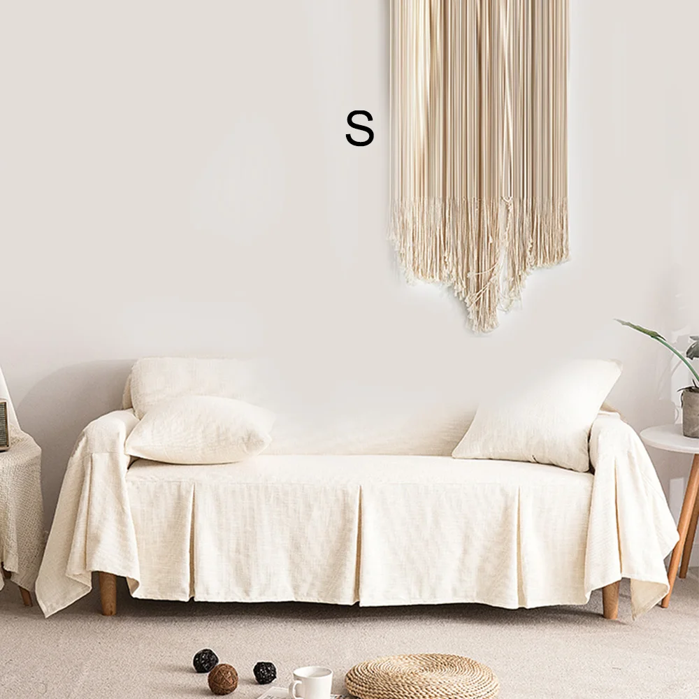 Beige 200x150cm 1/2/3/4-Seater для диванов одноцветное Цвет Универсальный диван Полотенца все включено пылезащитный чехол для дивана домашняя наволочка чехлов - Цвет: Beige 200x150cm