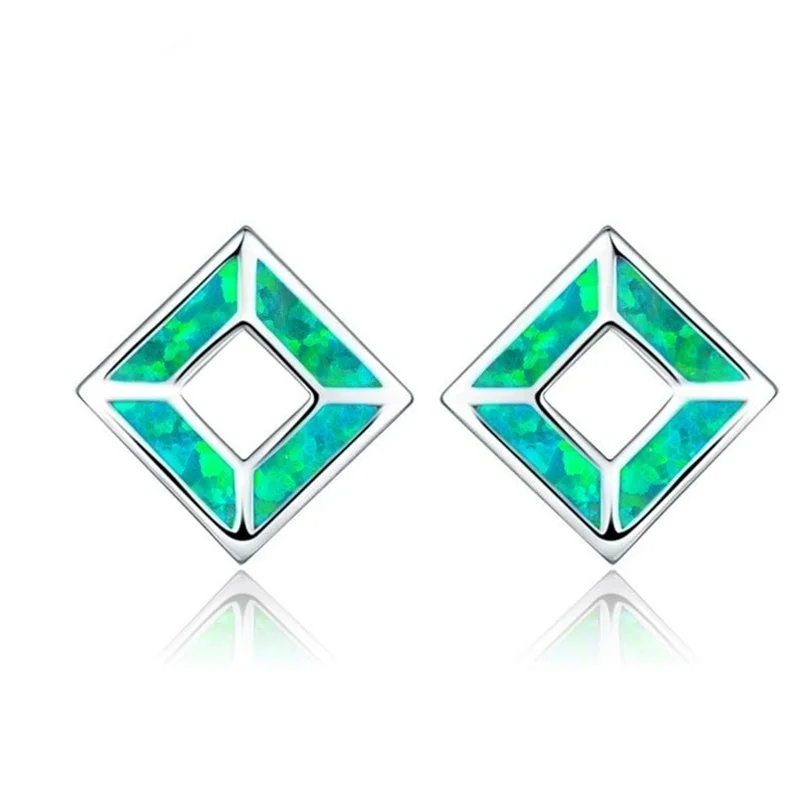 

Fashion Women Stud Earrings Simple Square Geometric Earrings For Women Accessories Ear Studs Birthday Gift
