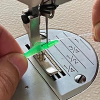 fish type needle threader sewing machine needle threader needle changer stitch insertion tool quick threader sewing accessories