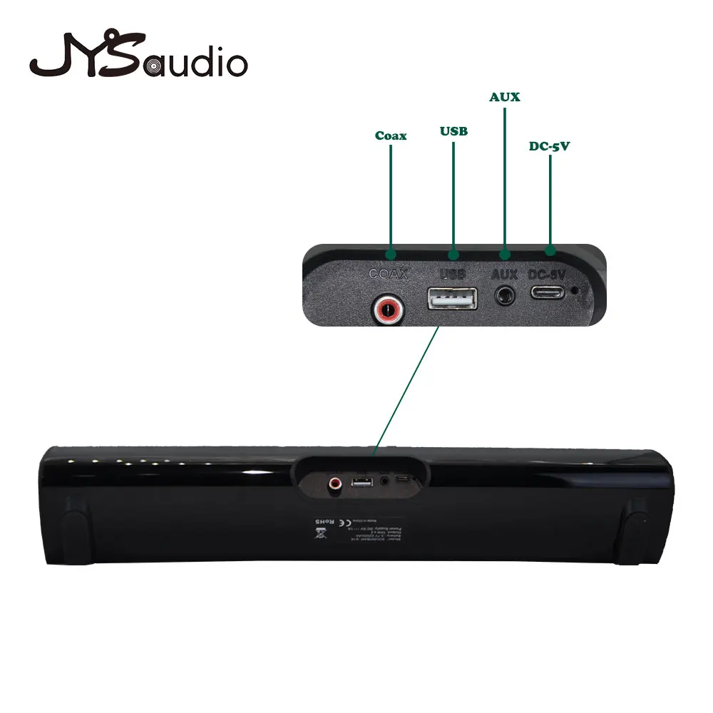 Беспроводная звуковая панель 20 Вт со встроенным аккумулятором Саундбар для