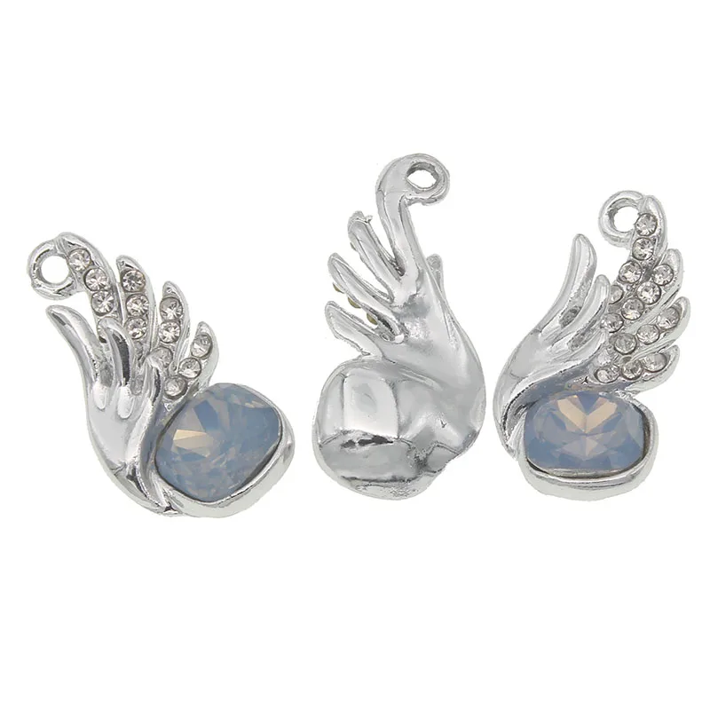 Пуговица со стразами на плоской задней стороне 24 х10 мм | Дом и сад