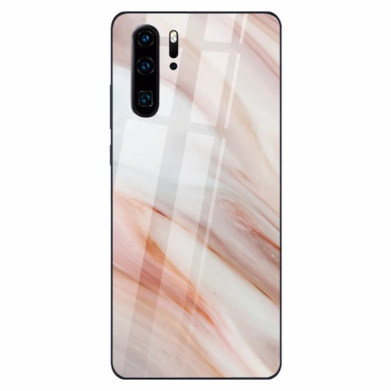 Цветной мраморный чехол для телефона huawei P30 P20 Lite Shookproof закаленное стекло чехол для mate 20 Lite Honor 9 10 Lite 8X MAX Nova 3