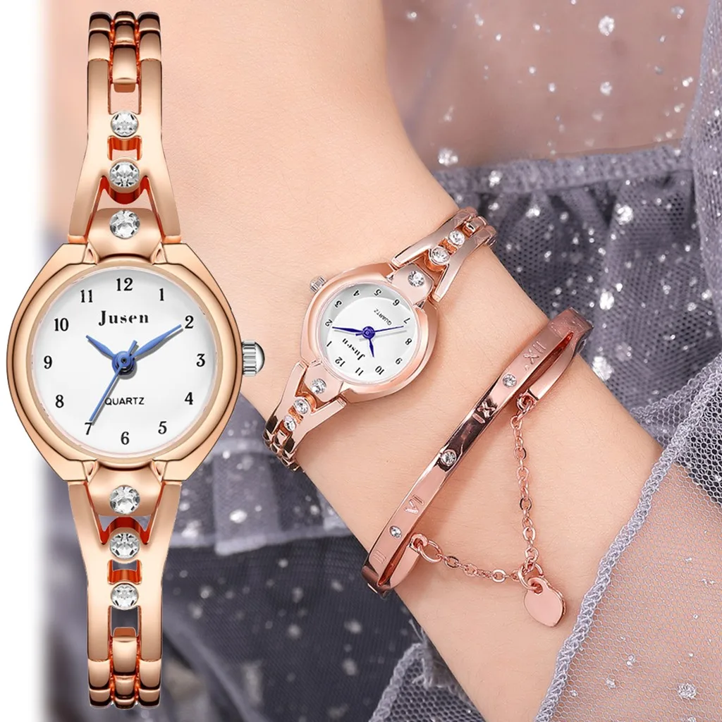 

Women's Watchfashion Simple Star Diamond Inlaid Stainless Steel Watch Ladies Quartz Watch Watch Women Clocks Relogio Masculino