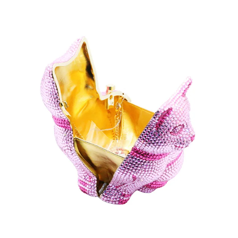 Клатч-минодьер BoutiqueGG в форме милого кота для женщин золотистый клатч с