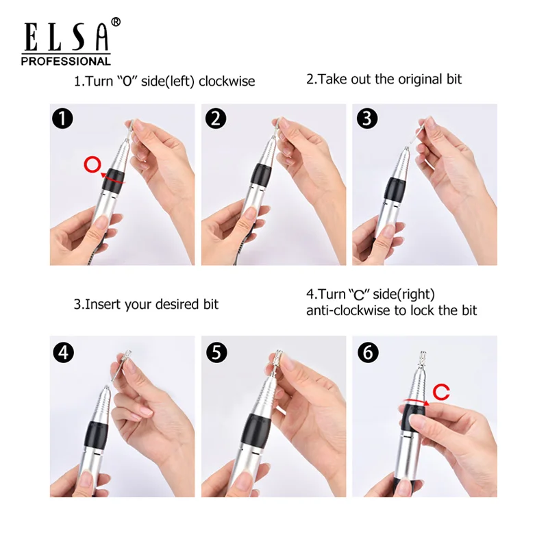 Фрезер Электрический с фрезами для аппаратного маникюра аппарат маникюрный