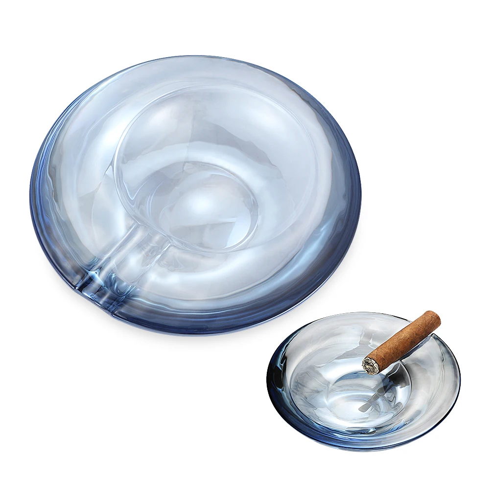 GALINER Luxury Cigar Ashtray Single Home Tobacco Holder Crystal Stand New Cigar Rest Portable Smoking Accessories 4 Colors