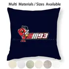 Блестящий красный Чехол на подушку с логотипом 93 Essential Design, Наволочка на подушку, наволочка из хлопка и льна с логотипом Маркеса марка, гоночного мотоцикла