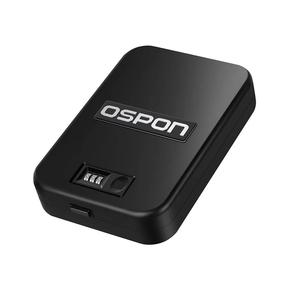 

OSPON Biometric fingerprintt mechanical password smart mini gun ammo firearm vault safe for office and bedroom