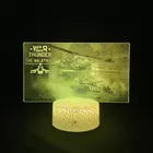 3d-лампа World of Planes для настольных игр, Bluetooth-колонка, любимый подарок для любителей современных геймеров, управление через приложение