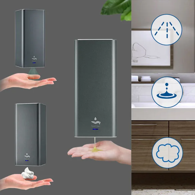 

New Product Listed Aluminum Alloy Contact-free Soap Dispenser For Public Places