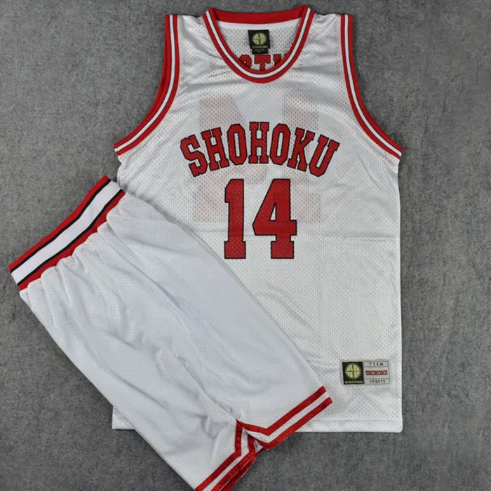 Slam Dunk Shohoku старшая школа № 14 Mitsui Hisashi жилет для косплея и шорты баскетбольные