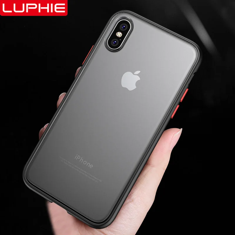 Роскошный чехол LUPHIE для телефона iPhone Xr Xs Max X 7 8 6s 6 Plus ударопрочный противоударный