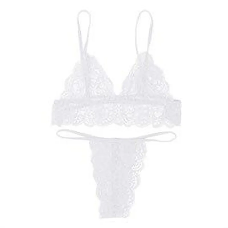 Сексуальный бюстгальтер кружевное нижнее белье порно прозрачный и трусики