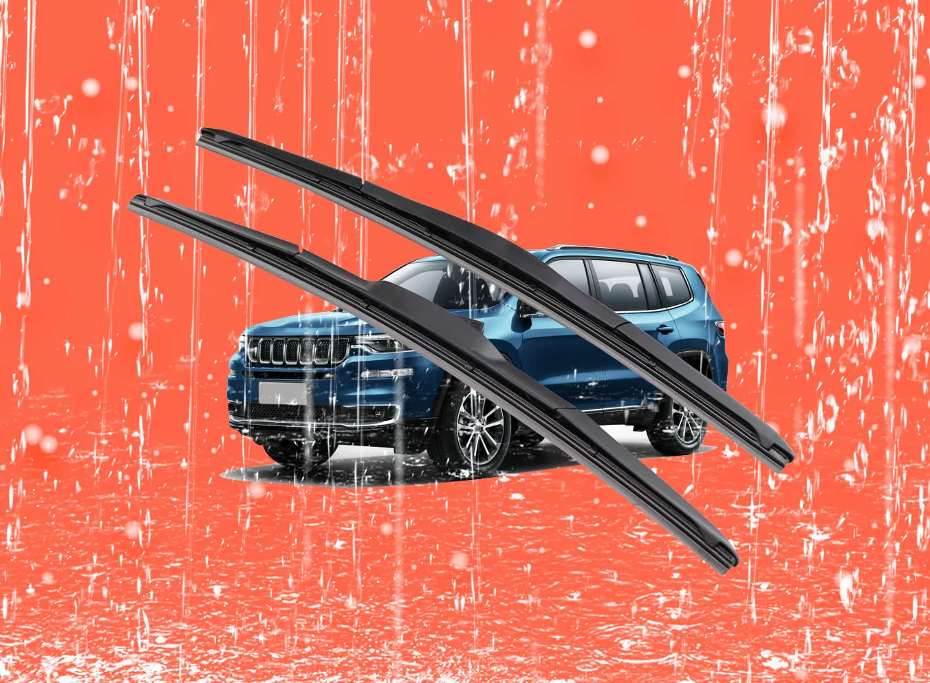 2 шт переднее лобовое стекло безщеточные стеклоочистители Набор 18 &quot+ 18&quot для Jeep